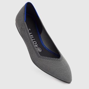 Rothy’s Point Flats in Cloud Grey Birdseye